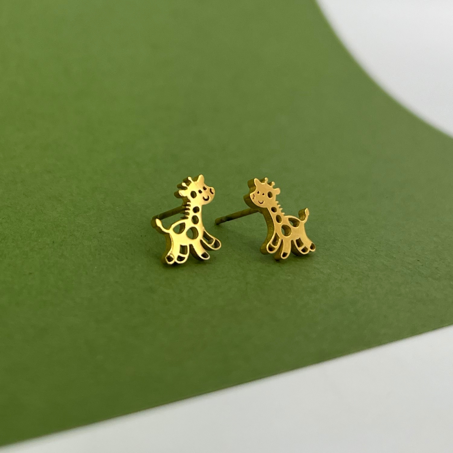 Boucle d'oreille Girafe